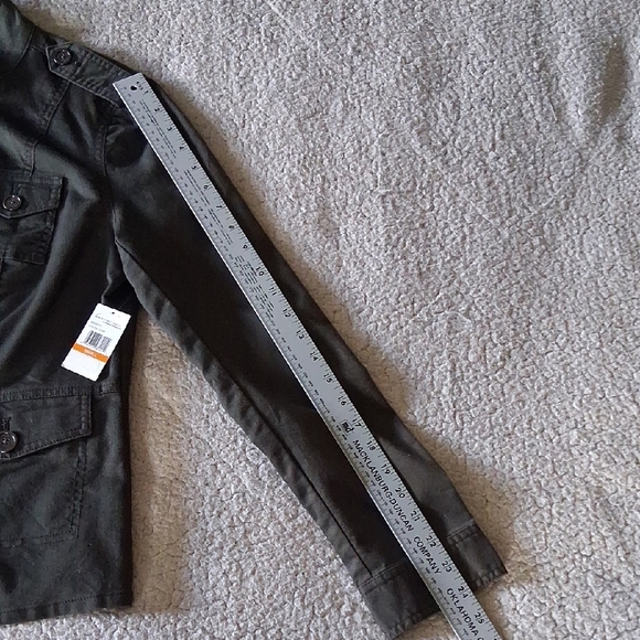 New Vince Camuto Dark Green Utility Jacket - Picture 4 of 8